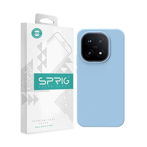 Image of SPRIG Compatible with IQOO 15 5G SilkTone Silicone Back Cover Drop Tested Shock Proof Mobile Case for Men, Women, Boys and Girls with Camera Protection (Blue)