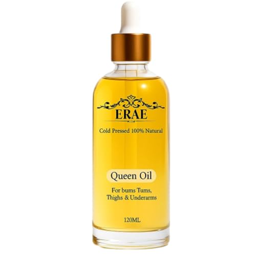 ERAE Queen Body Oil 2PCS Cold Pressed Botanical Blend for Hydrating & Firm-Looking Skin Lightweight Fast-Absorbing Body Moisturizing Oil for Arms Legs & Stomach (1)