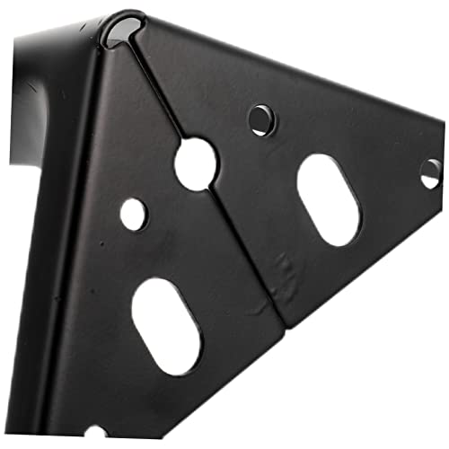 Patas de acero negro para sofá y mesa de centro en juego de 4 piezas con soporte estable 3