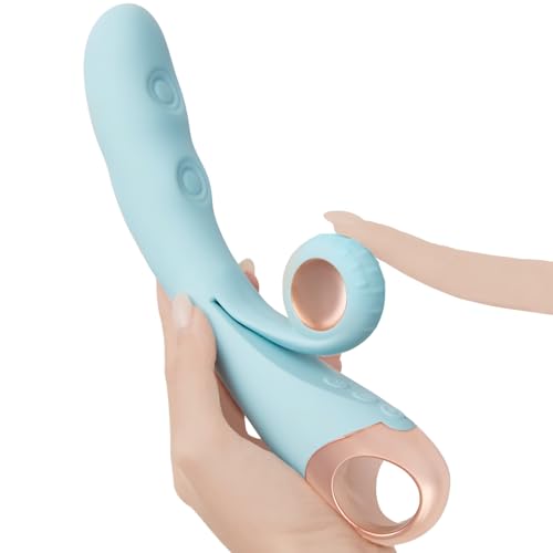 Vibrator Dildo Sex Toys for Women - Rabbit Vibrator with 8 Dual Flapping & 8 C-Spot Vibration & 7 Dildos Vibrating Adult Sex Toy G-spot Vibrators Nipple Anal Stimulator for Female Couples Game