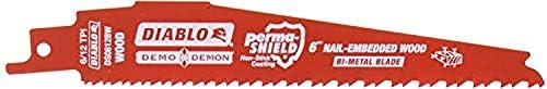 Diablo DS0612BW 6-in 6/12 TPI Wood Cutting Reciprocating Saw Blade
