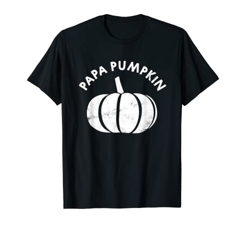Papa Pumpkin Family Tshirt per autunno autunno autunno Halloween Maglietta