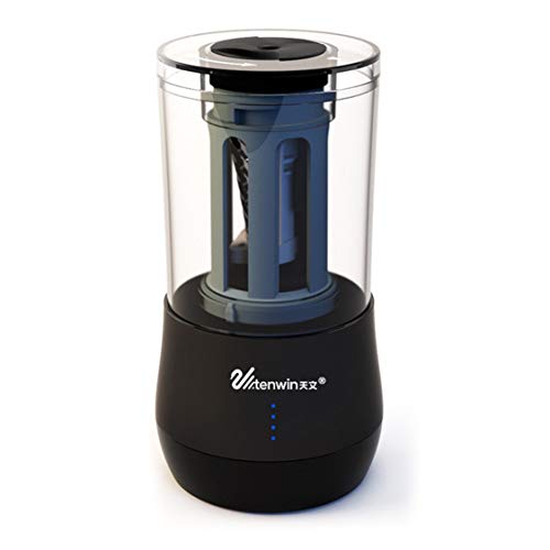 Preisvergleich Produktbild Multifunktionskunst Skizze Elektrischer Bleistiftspitzer Schule Schreibwaren Automatische Bleistiftspitzer Büro Zubehör - Schwarz