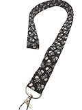 Skull Pirate Lanyard ID Badge Key Keeper Keychain Camera Strap Teacher