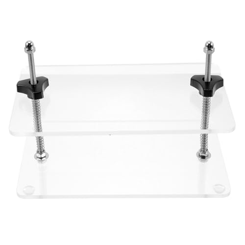 Prensa para Hacer Tofu Y Queso Herramienta Acrílica Transparente con Tornillo Metálico para Uso Casero DIY, Molde De Prensa De Tofu Y Queso para Cocina