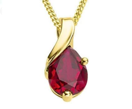 Divya Shakti Ruby Pendant – 6.25-6.50 Carats Original AAA Quality Gemstone In Panchadhatu