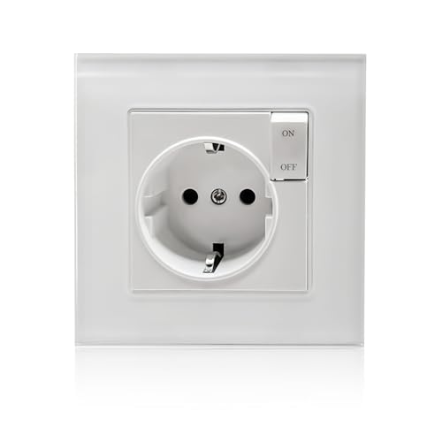 SJACXANM Prise Murale Avec Interrupteur, Prise Electrique Murale,...