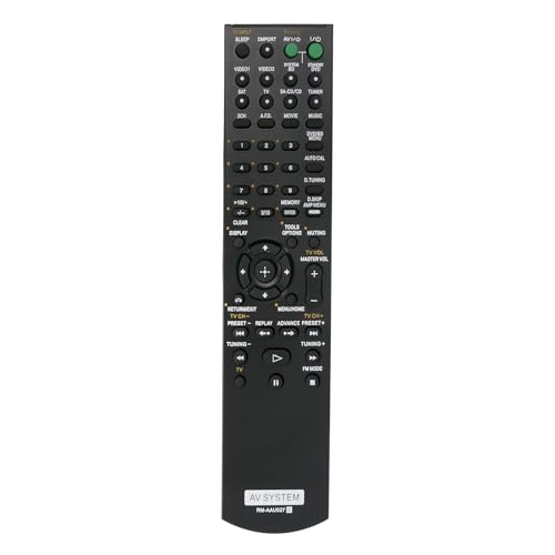 RM-AAU027 Replaced Remote fit for Sony Home Theatre System RM-AAU021 HTSS2300/C STRDG520 HT7200DH HT-DDW5500 STR-KM5500 TA-KMSW500 SS-MSP7500 SS-CNP7500 SS-SRP7500 SS-WP7500