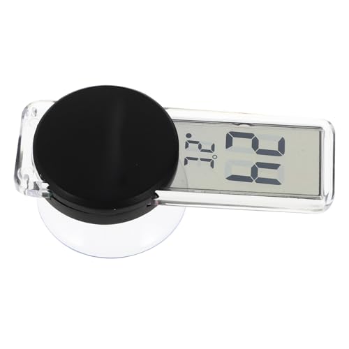 UKCOCO Reptile Thermometer Digital Display Temperature Gauge for Turtle and Lizard Boxes Multi Purpose Thermometer for Aquariums Easy to Install with Sucker for Secure