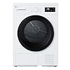 LG RNA1008NWK Asciugatrice Pompa di Calore 8 kg, Classe D, Asciugatura Delicata a Bassa Temperatura con Sensore, Serie A1, 8 Programmi, Cestello in Acciaio Galvanizzato, Bianco