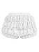 Women's Y2K Ruffle Mini Shorts Lace Sexy Bloomers Lolita Layered Skirt Cute Sweet Pettipants White
