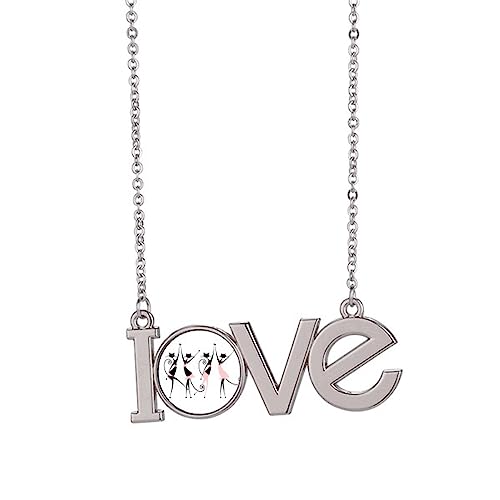 Collier pendentif chat Celebrate Party Cheers M pour exprimer tout votre amour