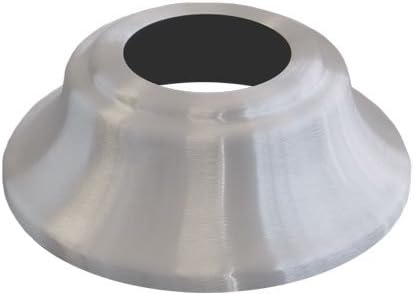 Eder Flag Flash Collar 10" Dia. X 2-13/16" High for 3 Inch Diameter Pole Silver