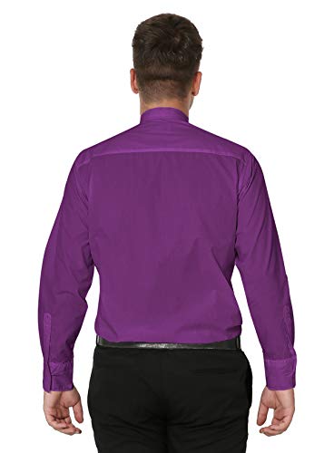 IvyRobes Heren priesterhemd met tab collar kraag Pfarrer lange mouwen Priester Klerus hemd zwart - Image 3