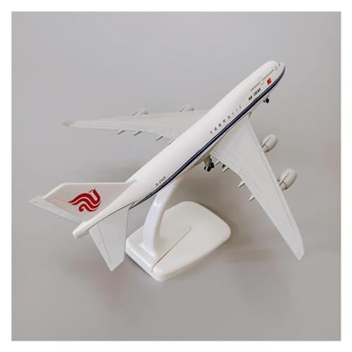 Modelo de avión Boeing 747 Air China de metal diecast 20 cm para coleccionistas 6