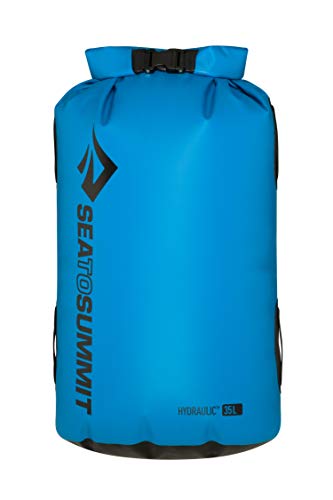 Sea to Summit Hydraulic Dry Bag, Heavy-Duty Dry Storage, 65 Liter, Blue