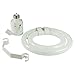40W / T6 / 2LP / CLINE / 51K - 40 Watt - T6 Circline Fluorescent Tube - Double Lamp w / Medium Base Adapter - 7.5 in. Diameter - 5100K - TCP 17040L