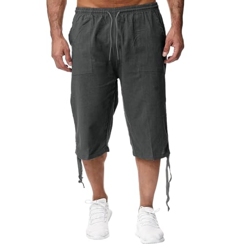 Pantalon en coton lin homme idéal pour vos vacances à la plage et loisirs d'été