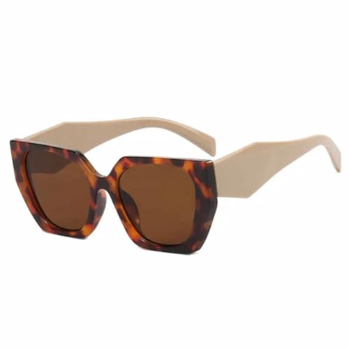 Lunettes de soleil rétro pour femmes vintage orange style punk