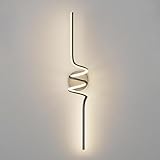 LED-lineare Wandleuchte, modernes geometrisches Design minimalistische Wandleuchte für Schlafzimmer, Nachtschränkchen, Arbeitsraum, Treppe und Flur Innenwandbeleuchtung