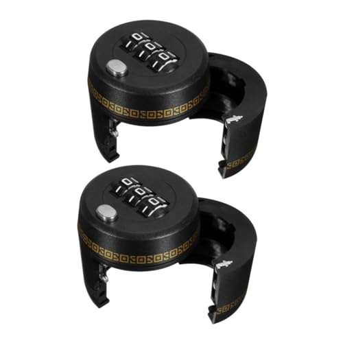 KOCKSHION 2pezzi Blocco Combinazione Per Bottiglia Vino e Whiskey Tappo Con Codice Cifre Protezione Salva Vino Per Casa Con Ragazzo Ragazza Ragazza e Coinquilini Nero