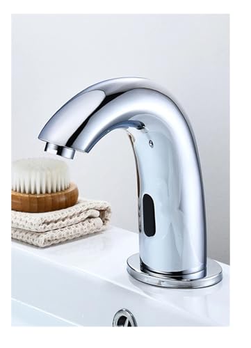 Robinet de lavage à la main chromé idéal pour une salle de bains zen