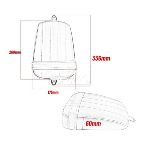 Carénage siège passager arrière Bobber absorption des chocs Softail - 5