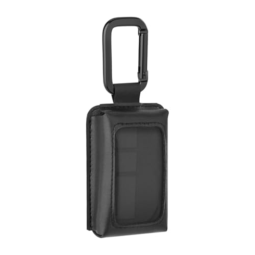 Homakover 1 Piece Portable Garage Door Opener Carrying Case with Carabiner Anti-Lost Bag Gate Clicker Holder Compatible With Most of Brands Garage Door Opener Black