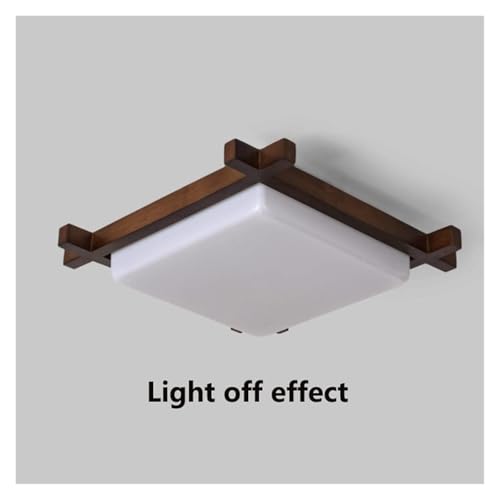 Plafonnier carré LED dimmable pour entrée et balcon moderne - 2