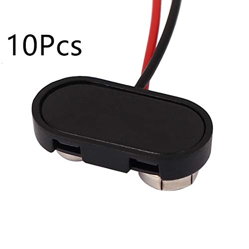Pack 10 Conectores Clip de Batería 9V Tipo T miniatura 2