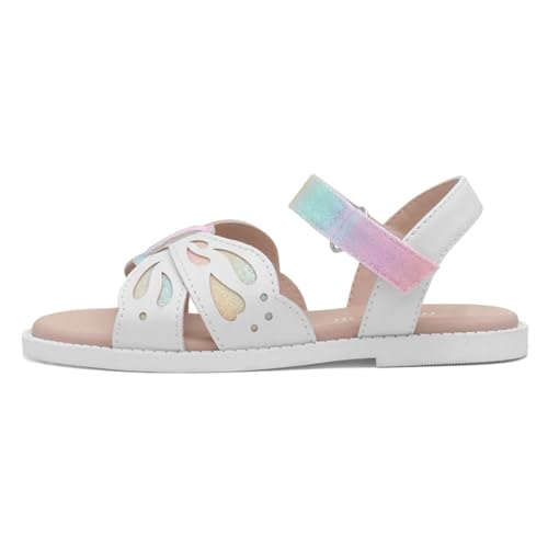 Walkright Cadi Girls Multi Butterfly Flat Sandal - Size 11 Child UK - Multicolour