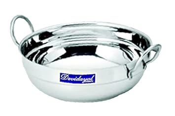Devidayal Inducation Bottom kadai Sandwich Based, Induction Bottom and Gas Stove Friendly (17'')
