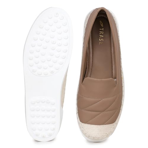Image of TRASE Women Comfortable Loafers | Stylish Soft Slip-On Casual Flat Bellies Shoes for Women | Lightweight Footwear for Girls