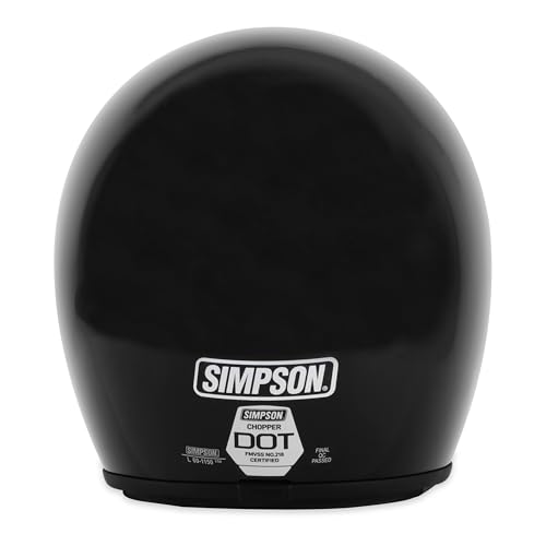 Simpson Motorcycle CHOP2XL Retro Motorcycle Helmet