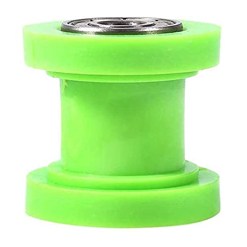 ANCLLO 8 mm Motorrad Kettenrolle Schieber Spanner Radführung Ersatz für ATV 4 Wheeler Quad Baja Doodlebug Dirt Pit Bike Grün