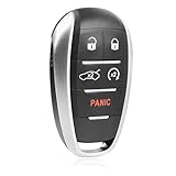 Keyless Entry Remote Key Fob Replacement 5-Button for 2017 2018 2019 2020 2021 Alfa Romeo Giulia Stelvio (KR5ALFA434, 6EP44LXHAA)
