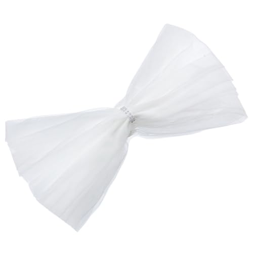 MAYJOYDIY Women's Tulle Wedding Bridal Shawl Lace Wraps Bolero Jackets Shawls Shoulders for Formal Party Evening Cape Wrap