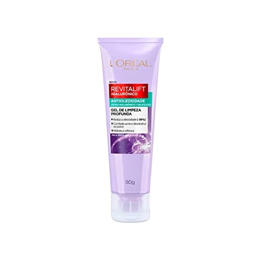 L'Oréal Paris Gel de Limpeza Antioleosidade Revitalift Hiaurônico, 80g