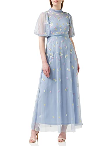 Robe brodée florale Frock and Frill : l'excellence de la haute couture pour femme