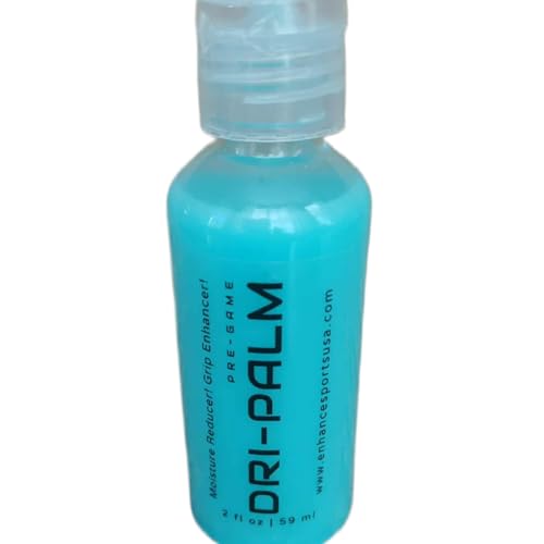 DriPalm Prime Moisture Reducer Grip Enhancer (Pre-Game Use) - Non-Sticky, Anti-Slip Lotion for Sweaty Hands -Tennis, Pickleball, Golf, Weightlifting, Gaming – Extends Overgrip Life - 200+ applications