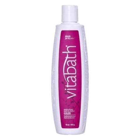Vitabath Moisturizing Bath & Shower Gelée, Plus For Dry Skin, 16-Ounces Cover