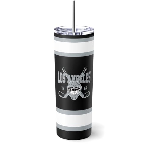 Image of ANTKING Los Angeles Tumbler 20oz Travel Mug Custom Name Number Gifts | Stainless Steel Insulated Coffee Cup for Men Women
