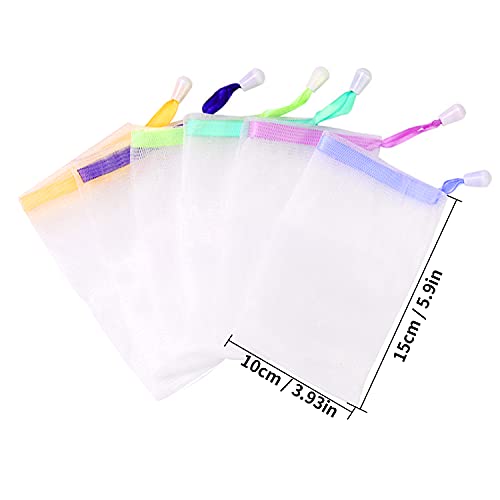 TouGod 20 Pezzi Sapone Schiuma Rete Sacchetto