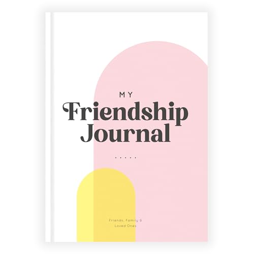 Friendship Journal for Adults – Fill-In Memory Book for 30 Friends, Family, Loved Ones & Coworkers – Meaningful Gift for Birthday, Farewell or Best Friend