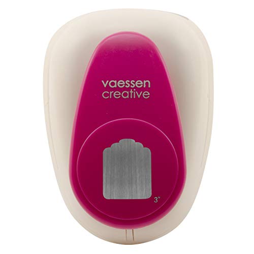 Vaessen Creative Craft Paper Punch Label Tag Motive Puncher, X-Large #TOP12