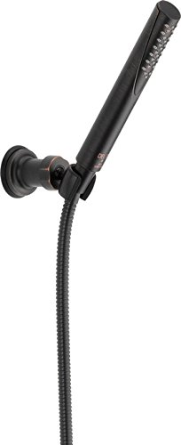 Delta Faucet Trinsic Single-Spray Touch-Clean Wall-Mount Hand Held Shower with Hose, Venetian Bronze 55085-RB