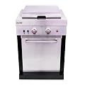 Charbroil Medallion Series Modular Outdoor Kitchen Dual Fuel Convective 2-Burner Gas Stove Top, Stainless Steel - 463246218