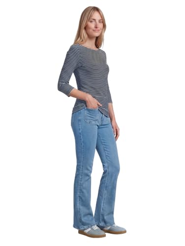 TOM TAILOR Damen Longsleeve mit Herz-Stickerei auf der Brust – Ansicht 4