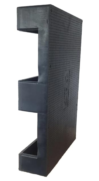 Pallet in plastica 80x60 | ANTISCIVOLO COMPLETO (pieno, PE riciclato)
