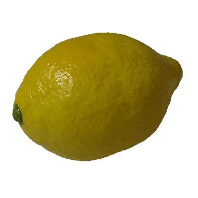 Citron en latex jaune pour décoration et accessoire de scène
